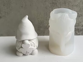 Molde silicona duende de la abundancia 